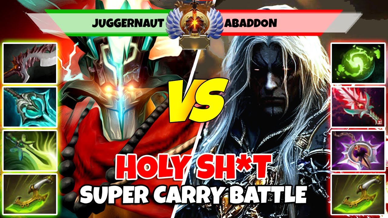 JUGGERNAUT (Carry) vs ABADDON (Carry) - Epic Battle Of Immortal Rank Dota 2 Players - Z Dota 2