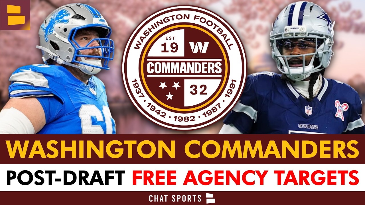 Commanders Post-Draft Free Agency Targets That Would Make The Commanders Roster Better In 2026