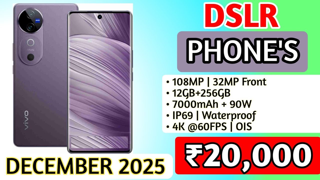 Top 5 Best Smartphones Under ₹20000 ⚡ DECEMBER 2025