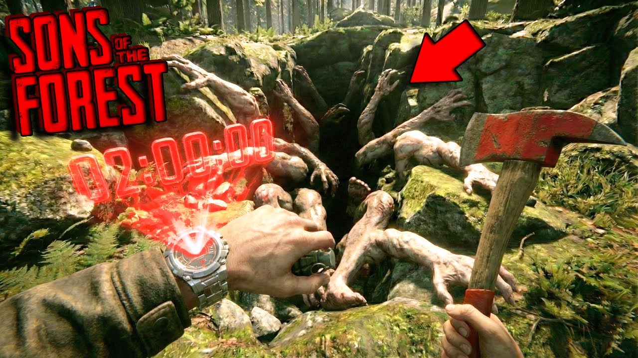 EXPLORAMOS todas las CUEVAS en menos de 2 HORAS!! LO LOGRAREMOS?🔴| SONS of the FOREST PRIMERA VEZ
