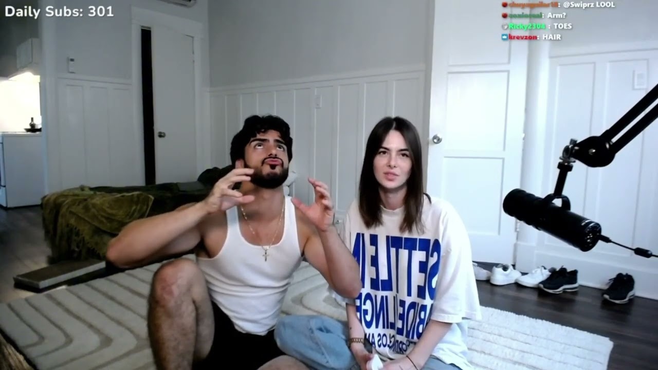 Connor has a done what to Morgan's toes