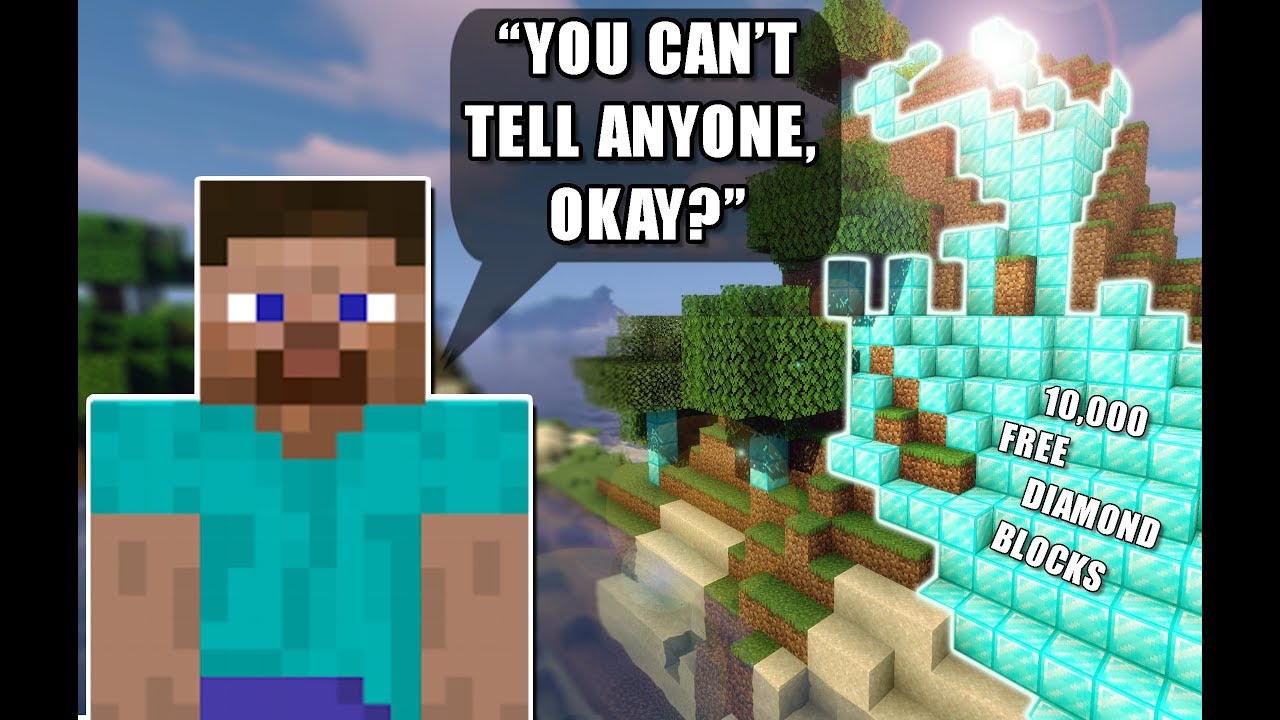 Расскажешь всем свой самый тёмный секрет — выиграешь алмазные блоки | Minecraft