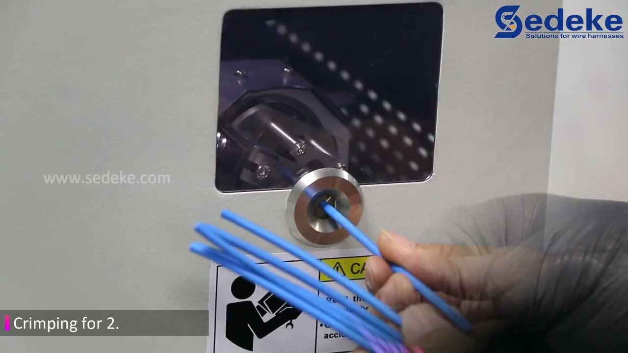 TM-160V Wire Stripping And Ferrule Crimping Machine