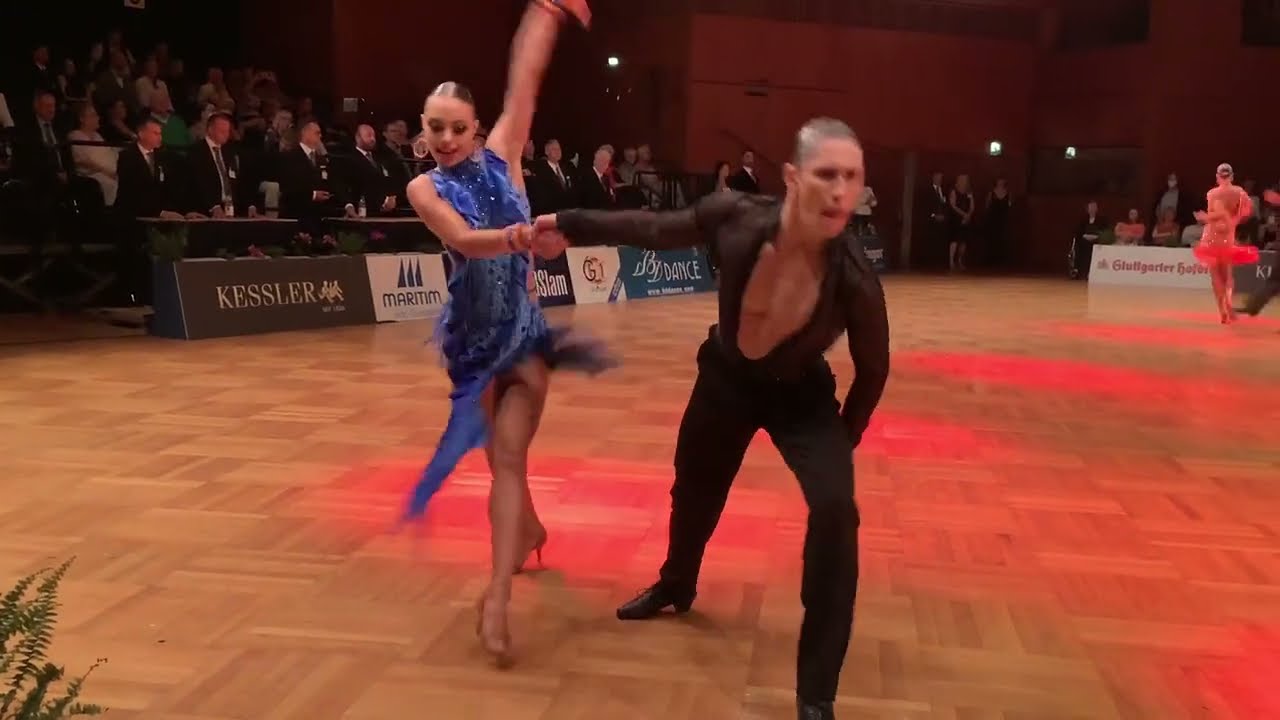 WDSF 2022 GOC Stuttgart - YOUTH - FINALE - JIVE - Lusjana & Michele Nassimbeni (ALB)