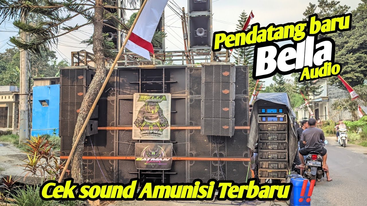Bella audio Cek sound Amunisi terbaru ‼️ Prepare  karnaval Dampit 