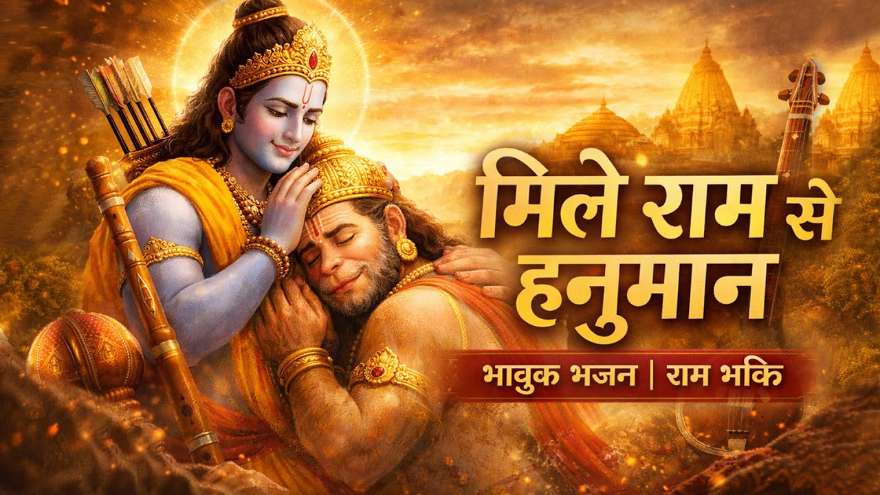 मिले राम से हनुमान | Ram Hanuman Bhajan | Emotional Bhajan | Kannu Bhakti Devlok