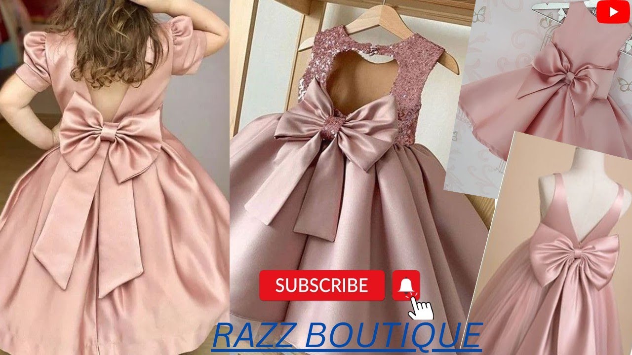 new desing baby frock stitshing 2023| frock kese banaye // frock stitshing 2023|bow& frock stitshing