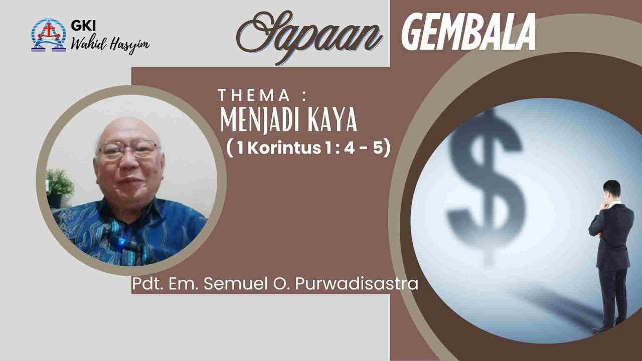 SAPAAN GEMBALA GKI WAHID HASYIM - Senin, 19 Januari 2026
