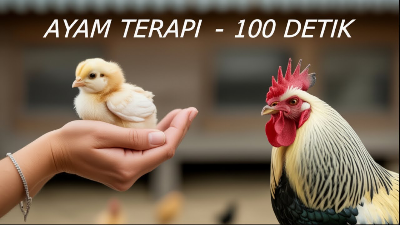 Terapi Hewan untuk Menghilangkan Stres dalam 100 Detik! 👨&zwj;👩&zwj;👧&zwj;👦🐔