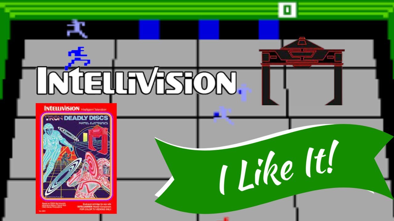 Let's Play #intellivision Tron Deadly Discs - with the @retrogameboyz Intelli-stick - I Like it!