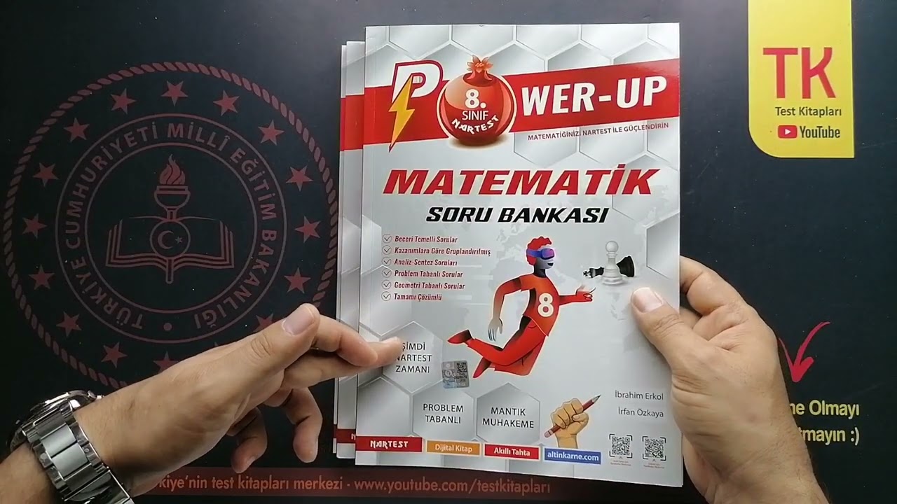 NARTEST 8.Sınıf LGS POWER-UP Kırmızı Seri Soru Bankaları Çıktı ! - İnceleme Video
