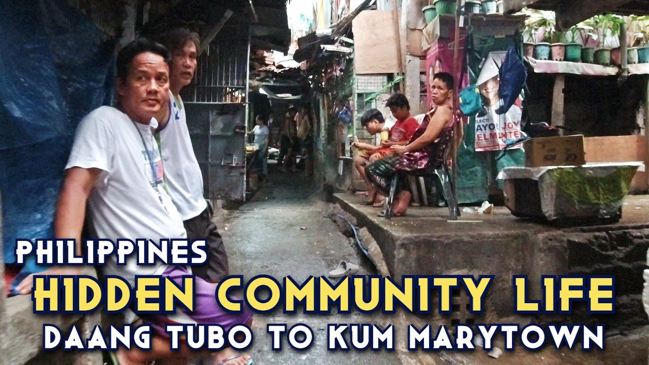 FACES OF POVERTY In DILIMAN | DAANG TUBO / KUM MARYTOWN, BRGY. U.P. CAMPUS QUEZON CITY [4K]
