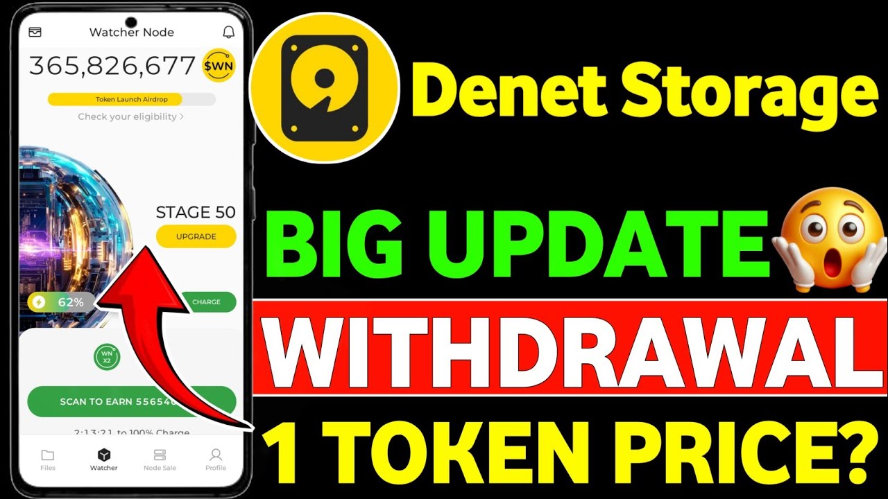 Denet Storage Big Update 🔥 || Denet Storage New Update Today || Denet Storage Withdrawal