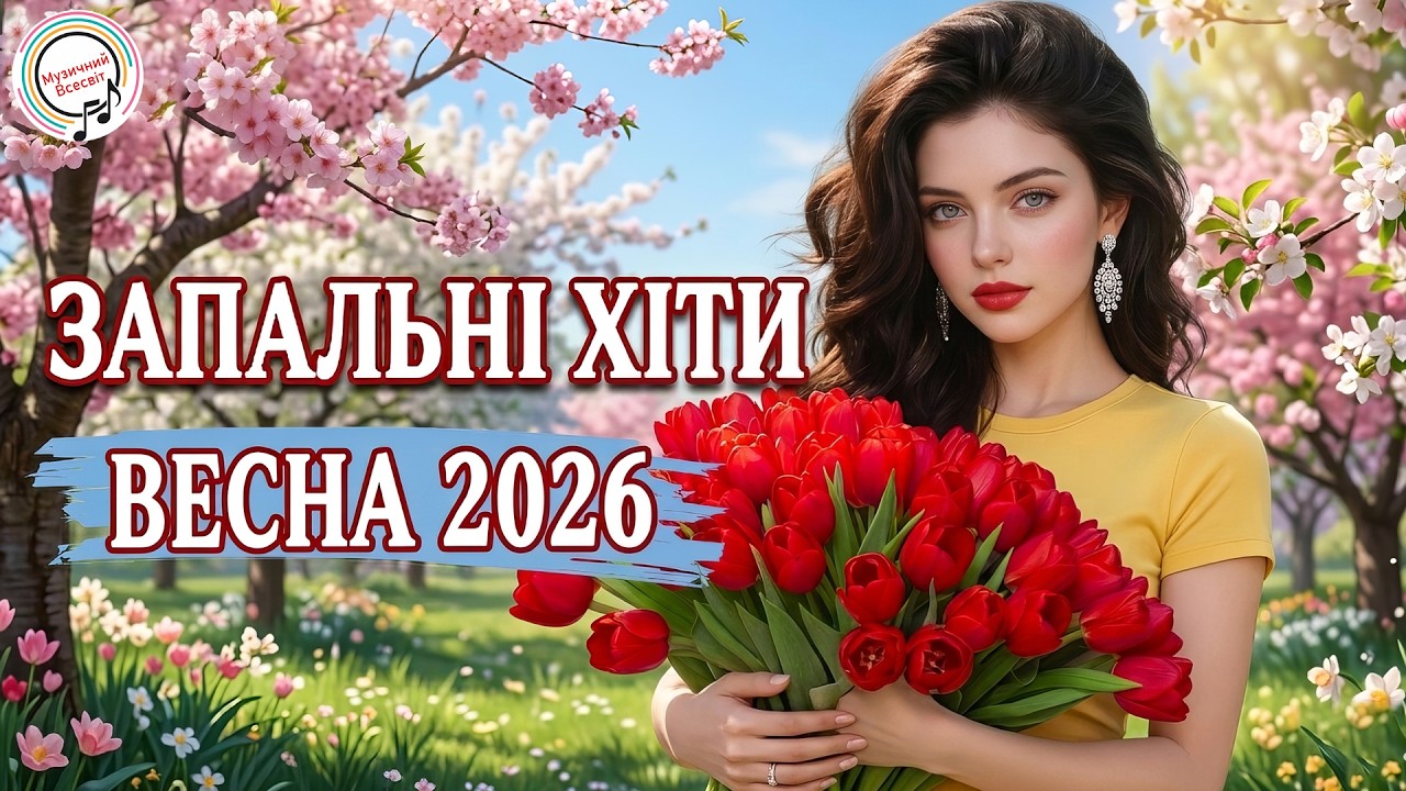 Кращі Весняні Пісні 2026 🇺🇦 🌸 Топ Хіти 2026 Року | Найкраща Українська Музика