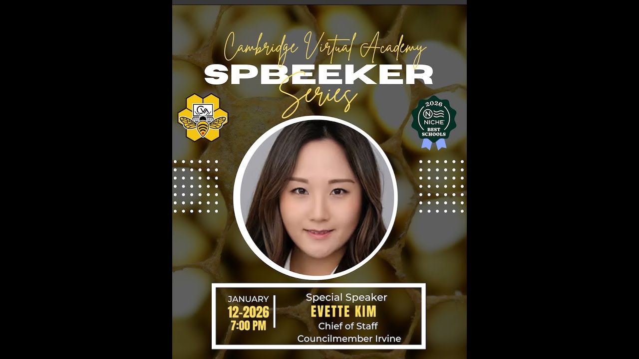 E991: SpBEEker Evette Kim, Irvine Councilmember Chief of Staff, tells her story of resilience