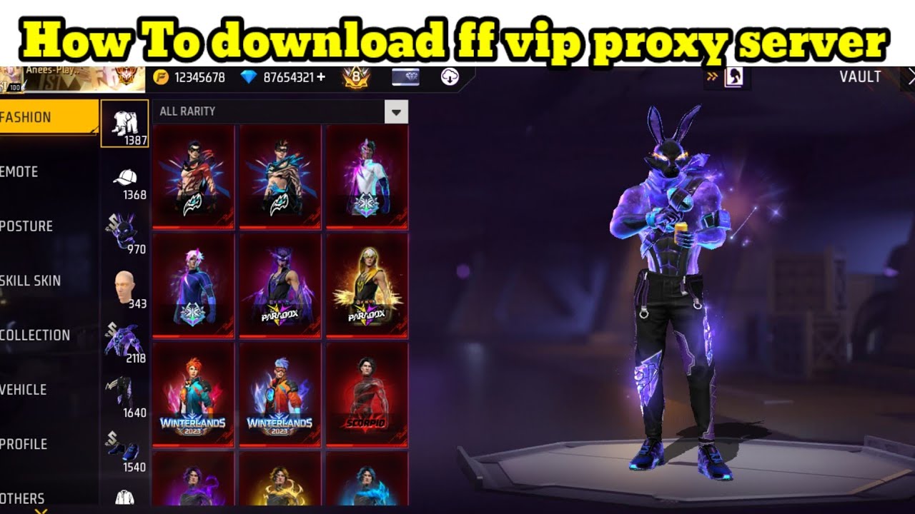 How to download free fire vip proxy server 😍 || free fire proxy server 