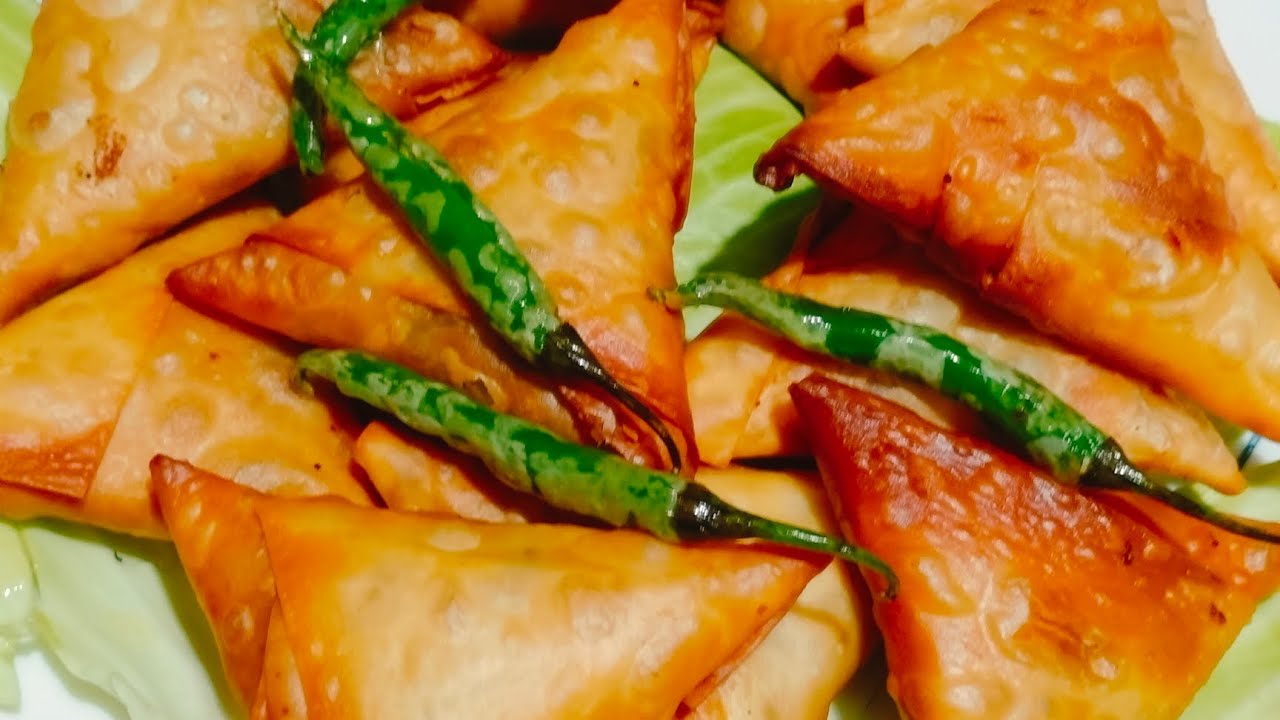 Chicken samosa recipe like and sharevideo