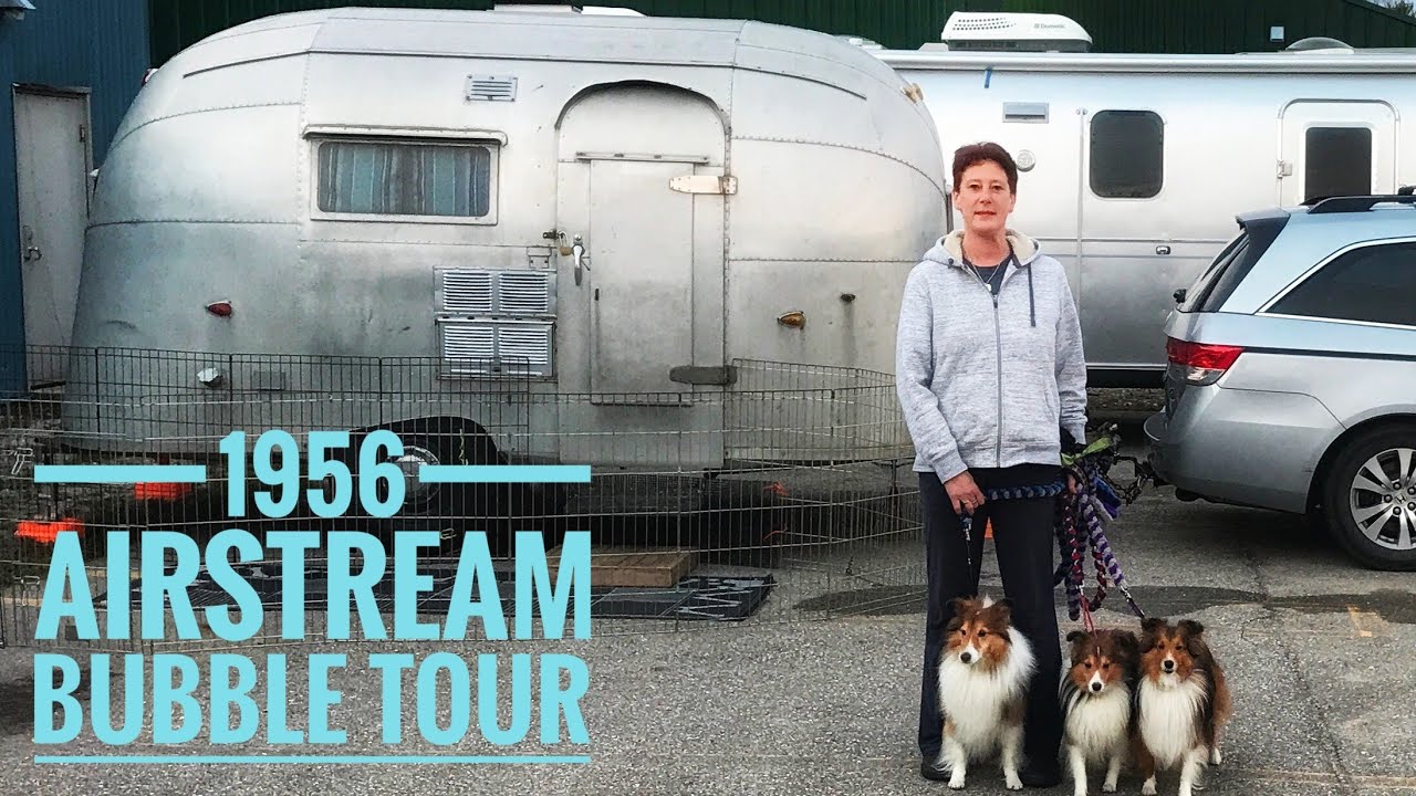 TOUR | Vintage 1956 Airstream Bubble |  New Life - OUT OF OFFICE CAMPING