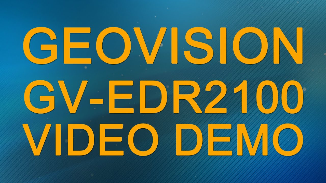 GeoVision GV-EDR2100 2MP Outdoor Dome IP Camera Video Demo