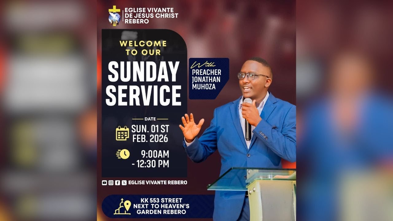 1.FEB.2026 || SUNDAY MORNING SERVICE || EGLISE VIVANTE REBERO