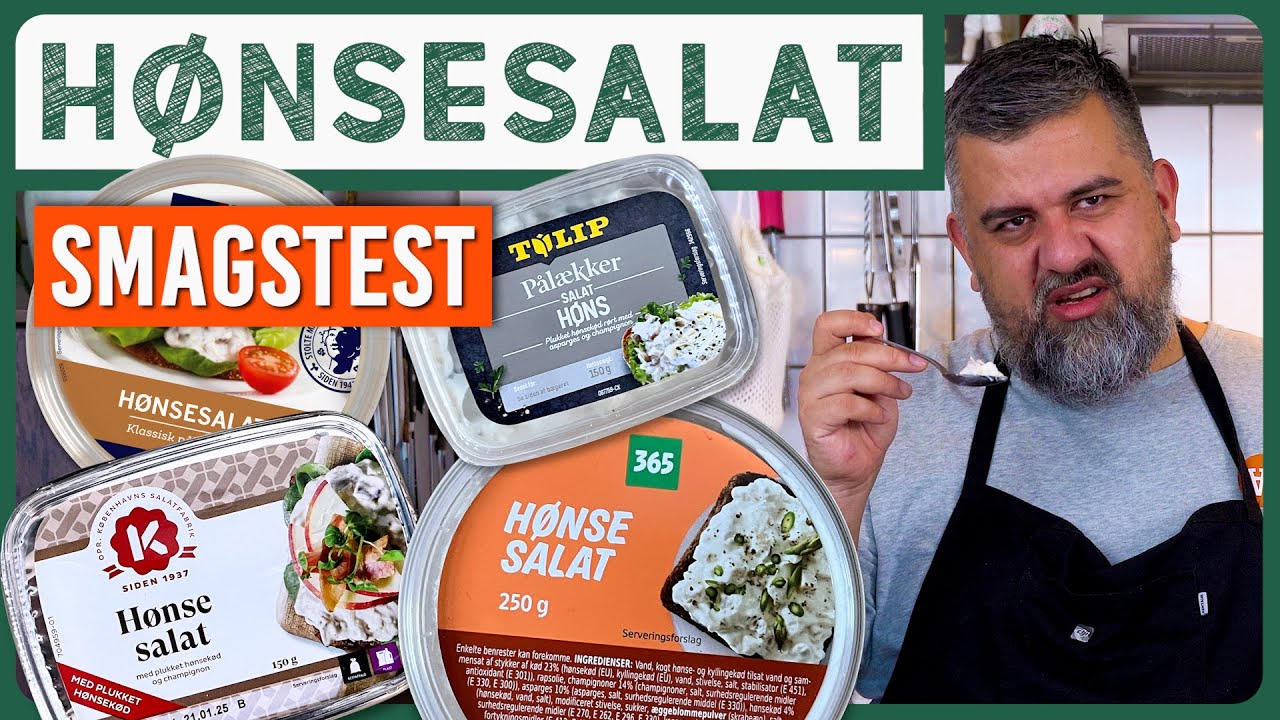 Smagstest af hønsesalat | 