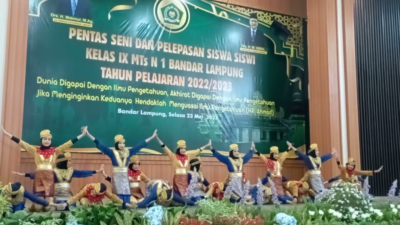tari aceh.. mtsn 1 bandar lampung