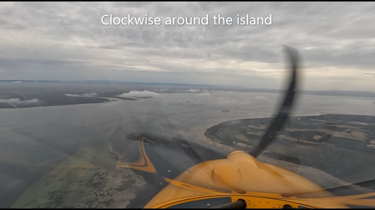 A quick trip around French Island Victoria, flying in the Foxbat.
