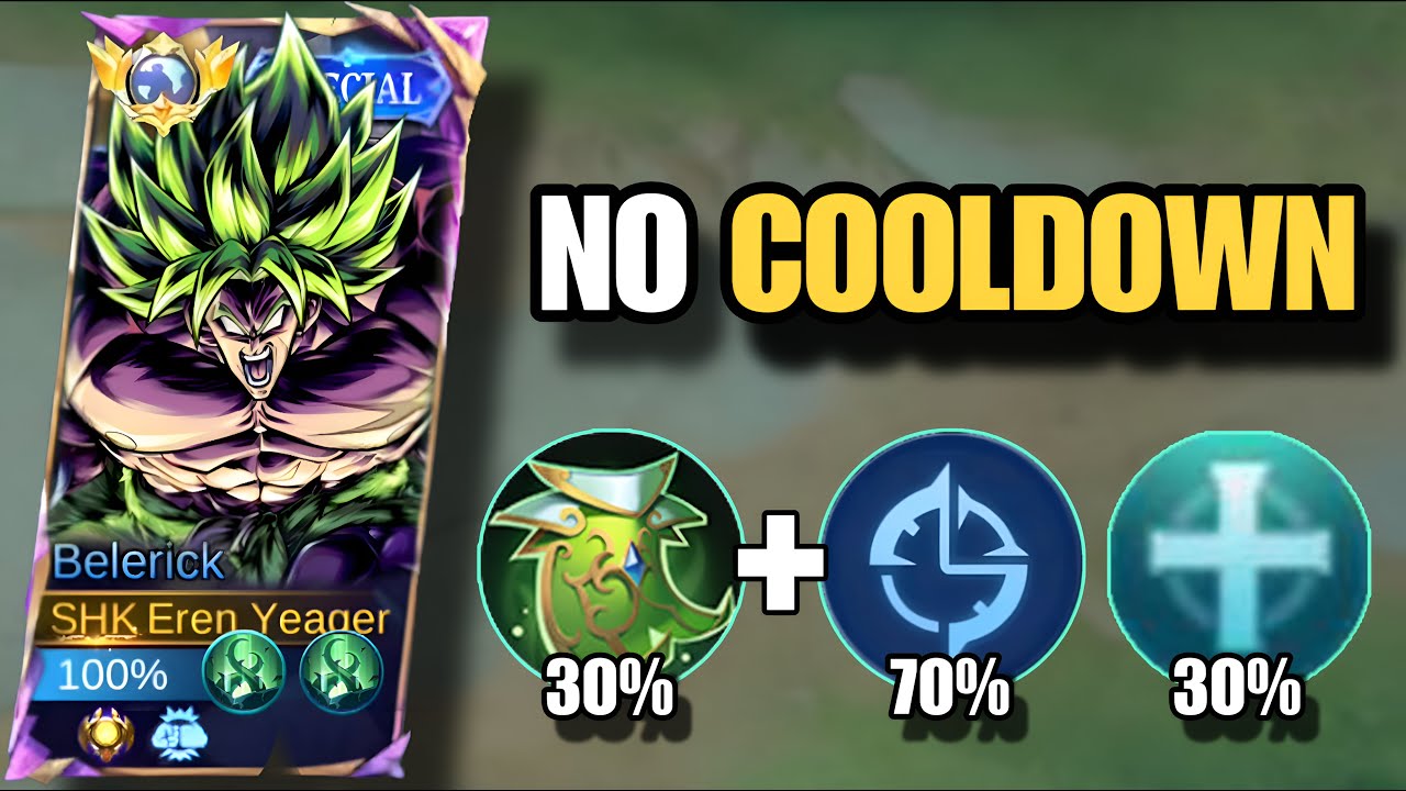 WHEN GLOBAL BELERICK ABUSE THIS NEW COOLDOWN EMBLEM AND BUILD IN SOLO RANKED GAME!! (please try)
