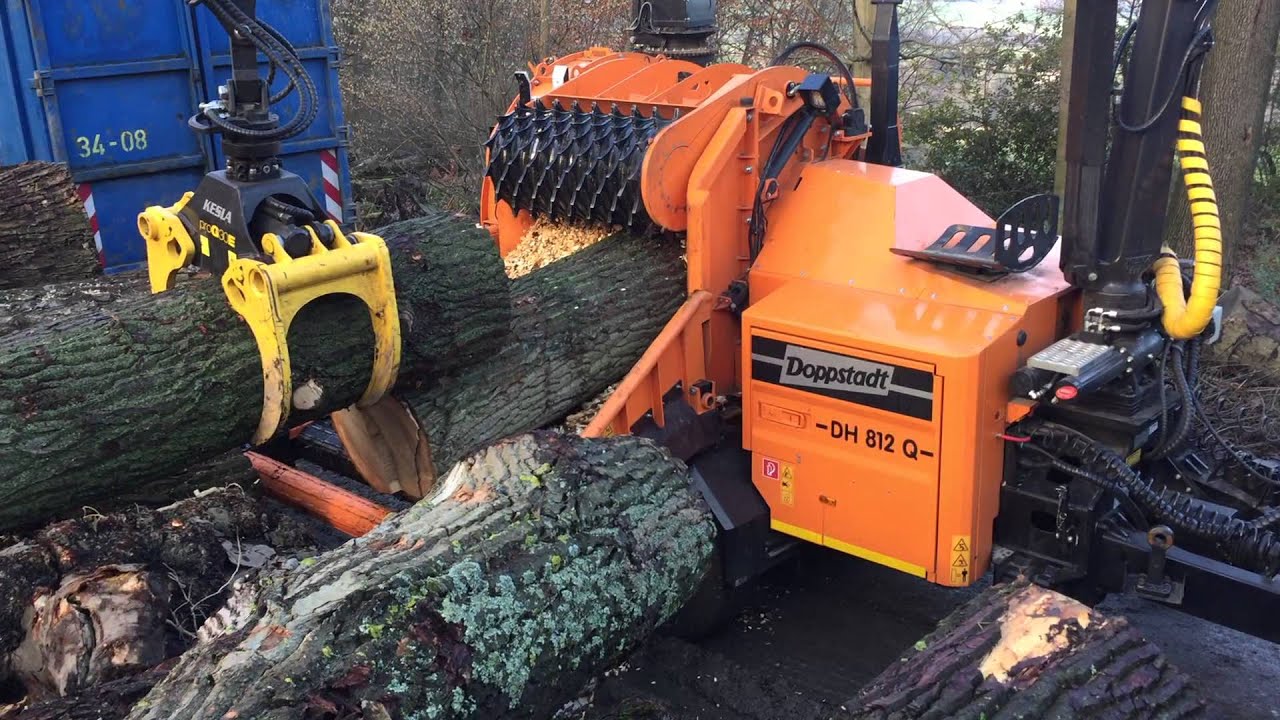 Doppstadt DH 812 in mittleren Pappeln