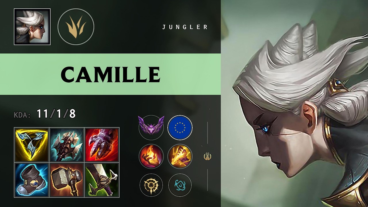 Camille Jungle vs Kha'Zix - EUNE Master Patch 26.12