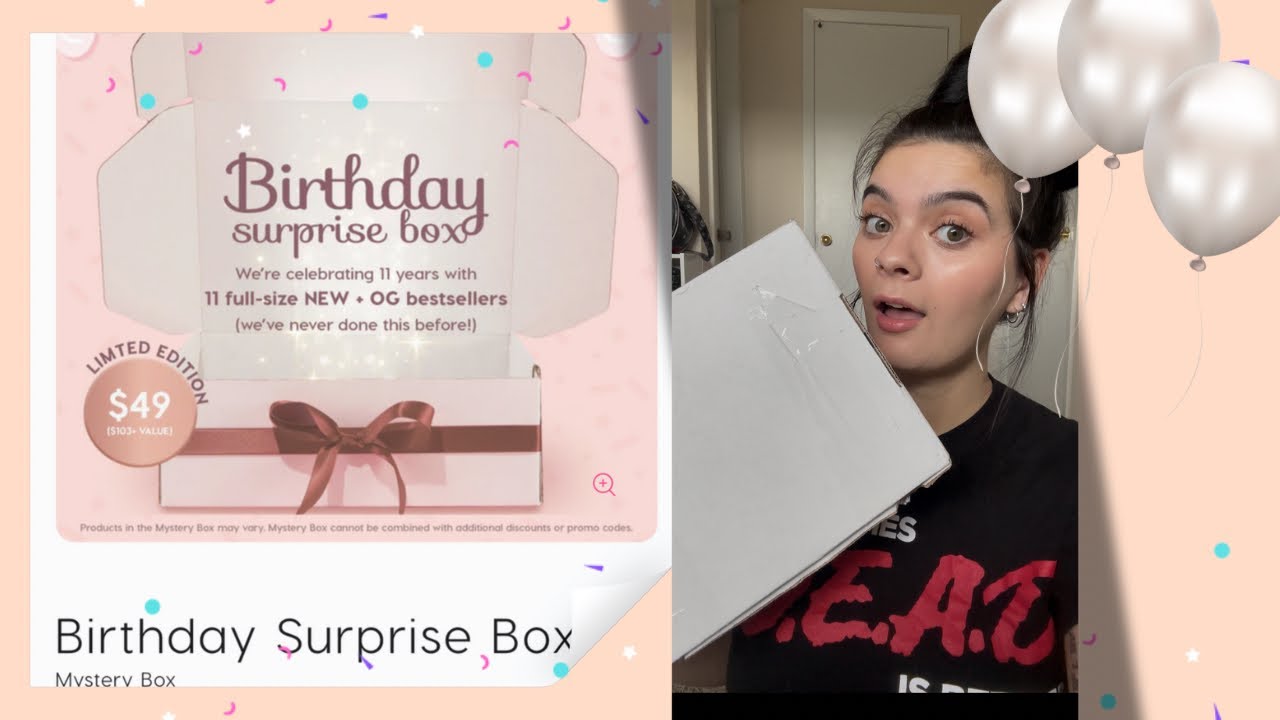 Colourpop Birthday Surprise Mystery Makeup Box 2025