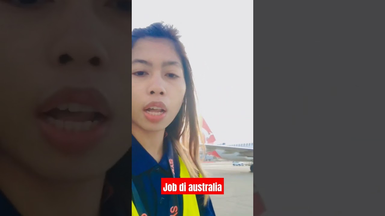 job australia cabin cleaner aircraft  - evi stmj vlog di luar negeri