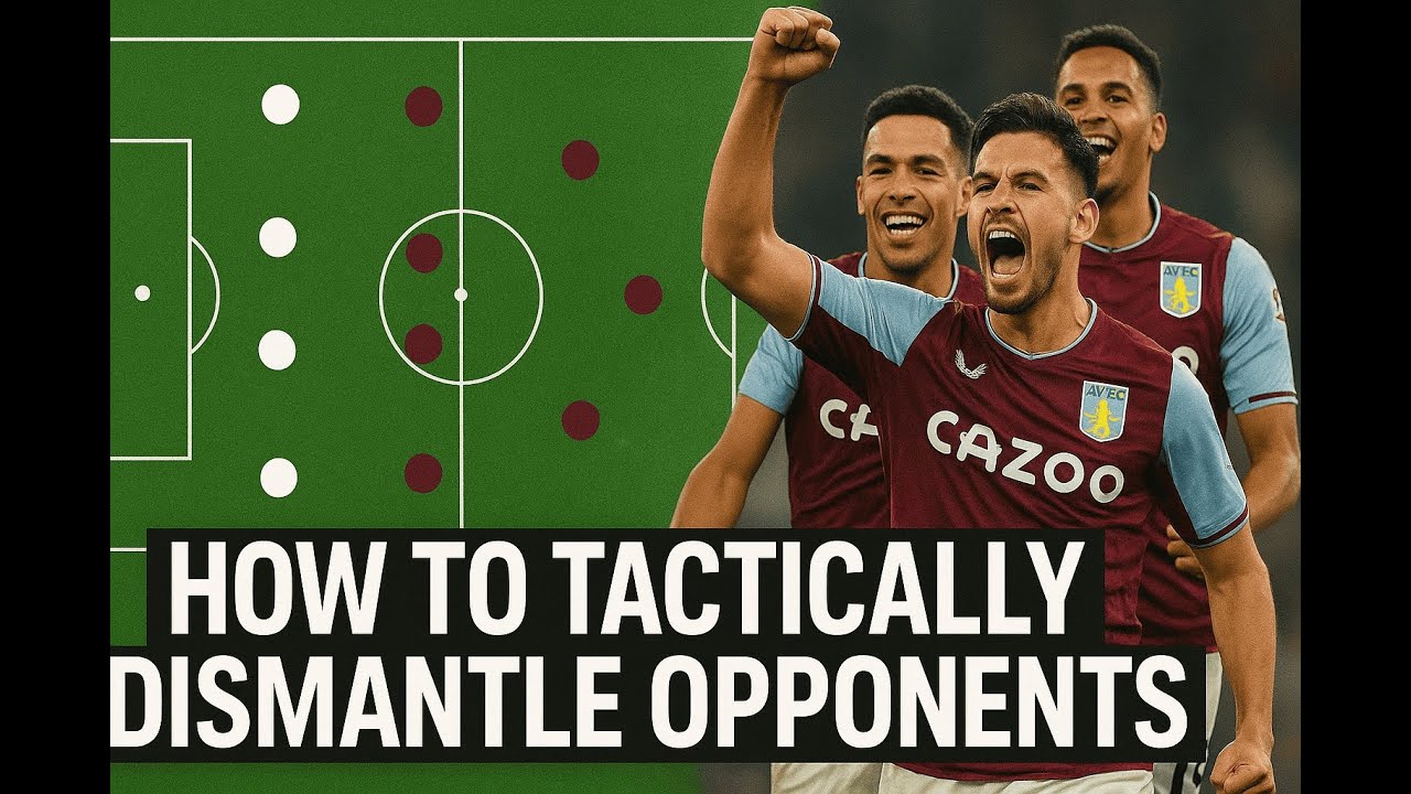 Tactically dismantling my opponents | Premier league Villa career mode campaign Football Manager 24