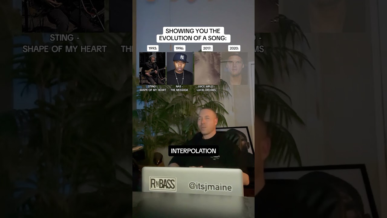 Showing You The Evolution Of A Song: Juice WRLD &ldquo;Lucid Dreams&rdquo;, Sting, Avicii, etc. #shorts #music