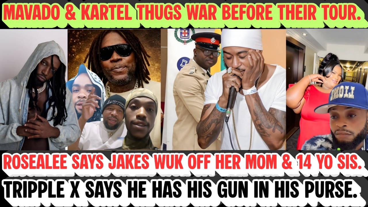 MAVADO & KARTEL FANS In A SERIOUS CONFRONTATION Before TOUR + Jakes WUK OFF Rosealee 14 YO Sister