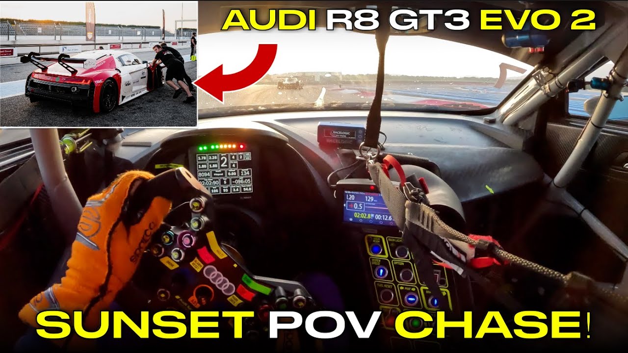 FIRST DRIVE in the AUDI R8 GT3 EVO2 | POV ONBOARD at Paul Ricard