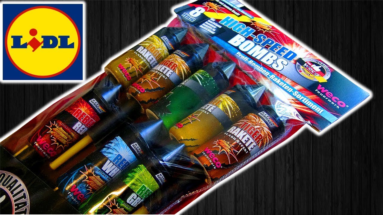 WECO HIGHSPEED BOMBS RAKETEN | 9,99 Euro LIDL | Silvester2k