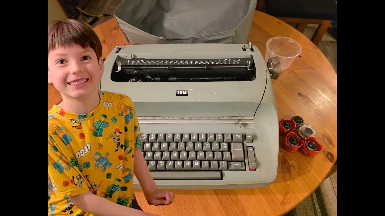 IBM Selectric: My Son and I Fix Up His Favorite Typewriter
