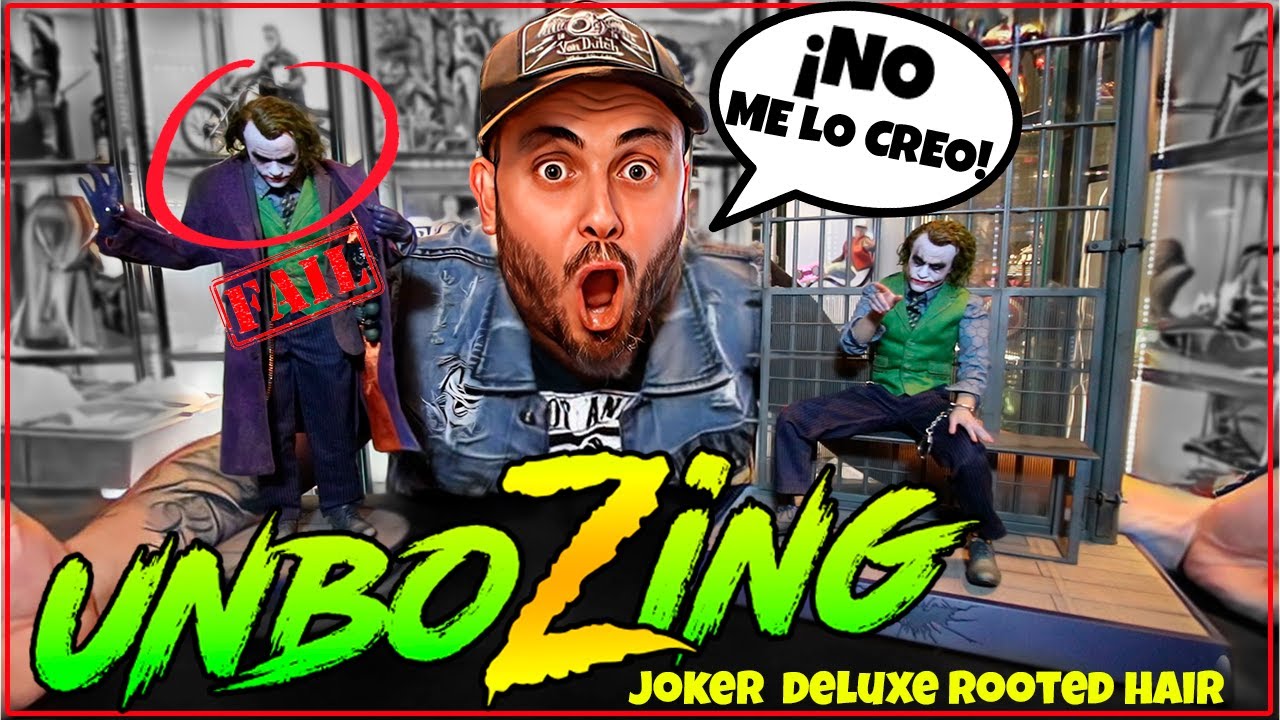 ¿Es TAN BUENA?🔥 UNBOXING INART Joker DELUXE Rooted Hair 1/6 - En Español🔥