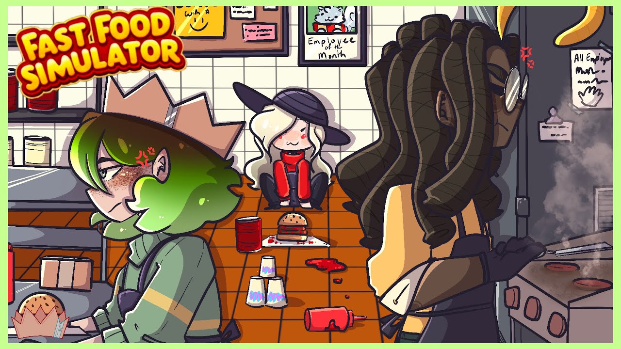 CHAOS IN THE KITCHEN | FAST FOOD SIMULATOR