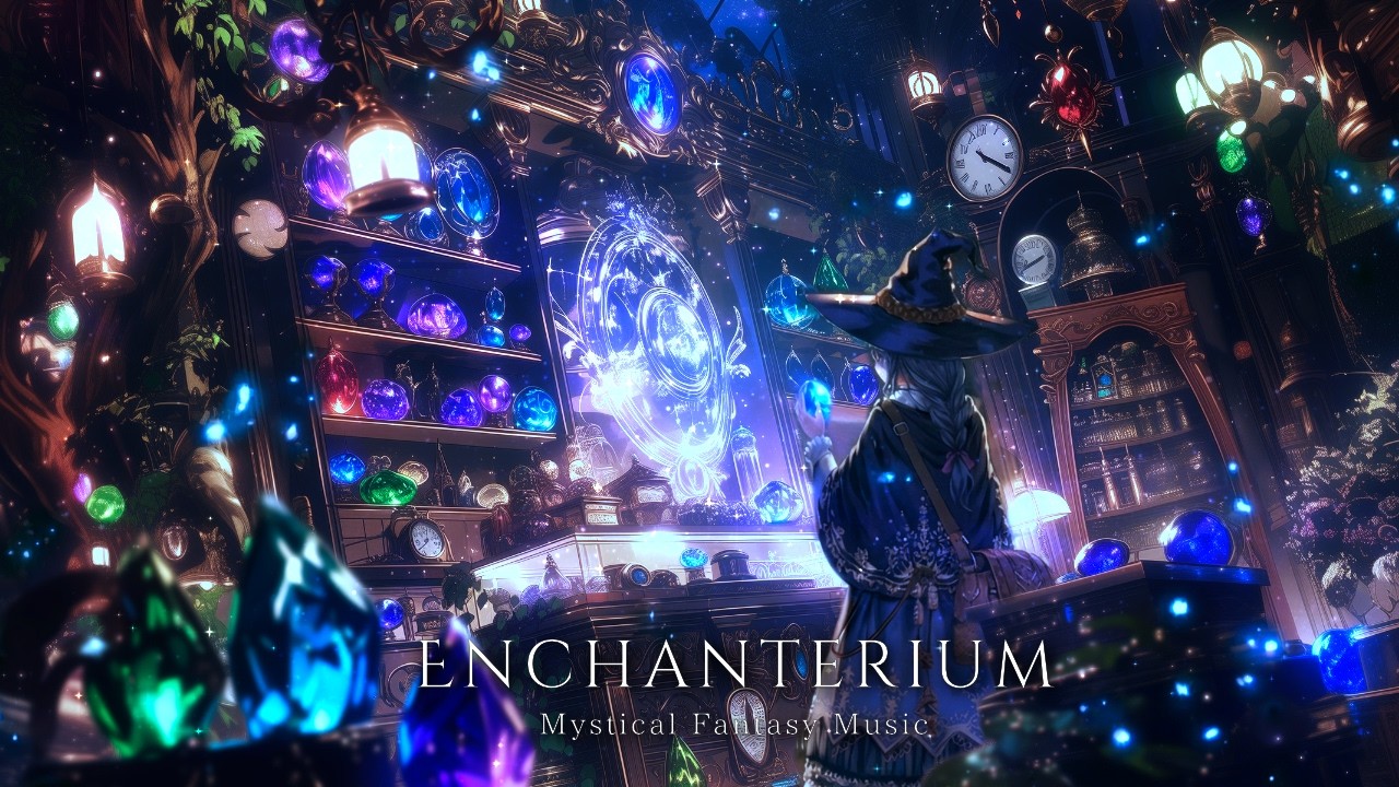 The Starlit Curio Shop of Magic | Mystical Fantasy Music for a Magical Crystal Atelier