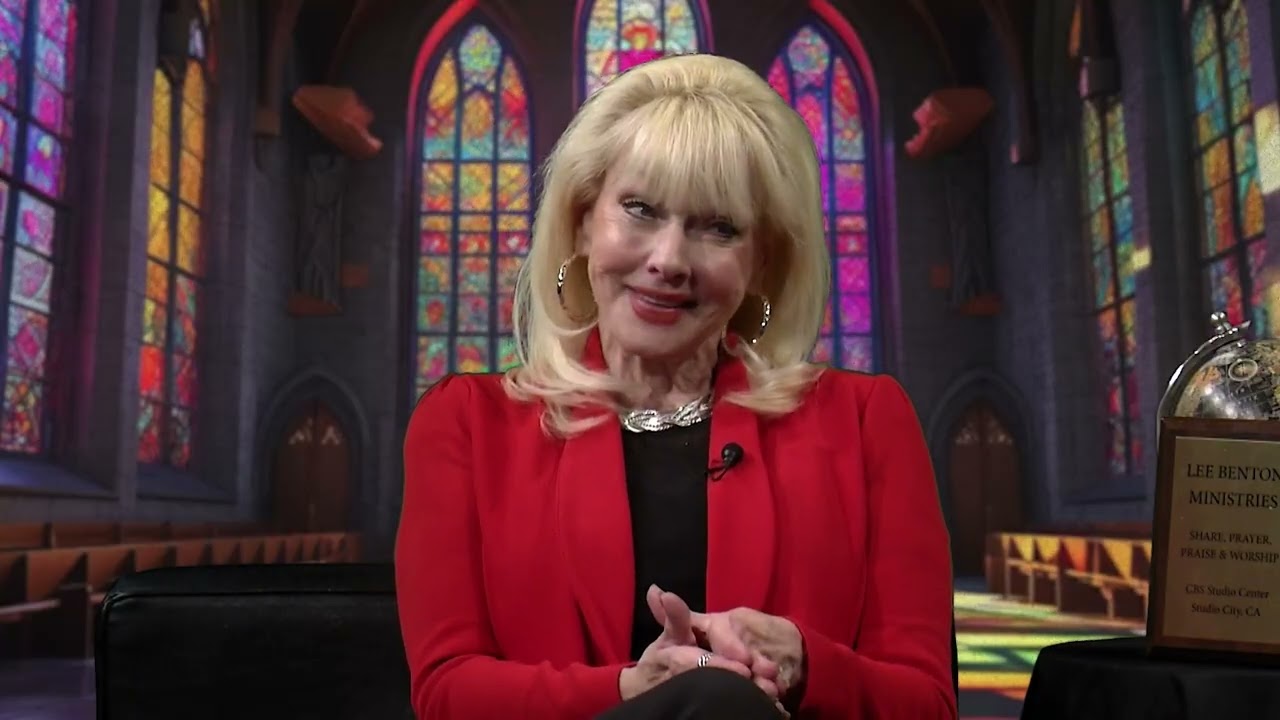 Lee Benton famous TV evangelist, producer, actress, author on Nuclear Popcorn TV show 