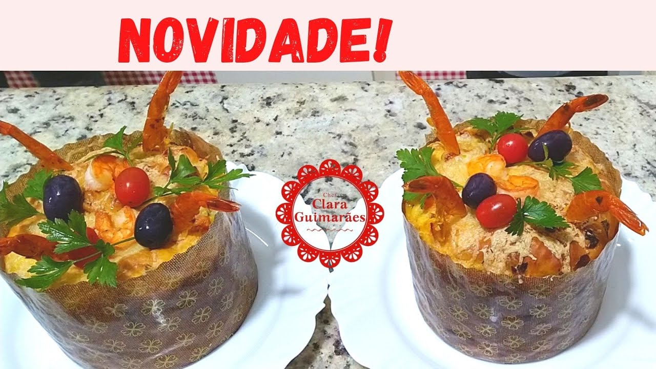 PANETONE DE CAMARÃO! Resista se puder!