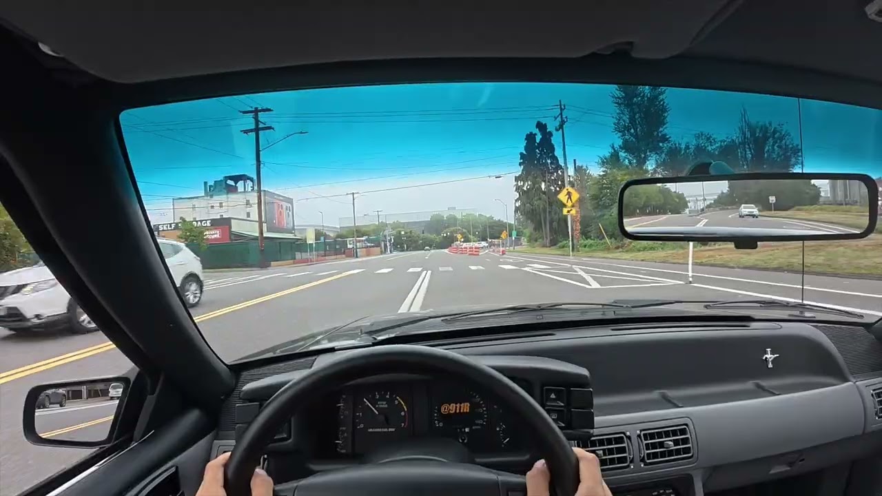 1993 Ford Mustang SVT Cobra POV Test Drive