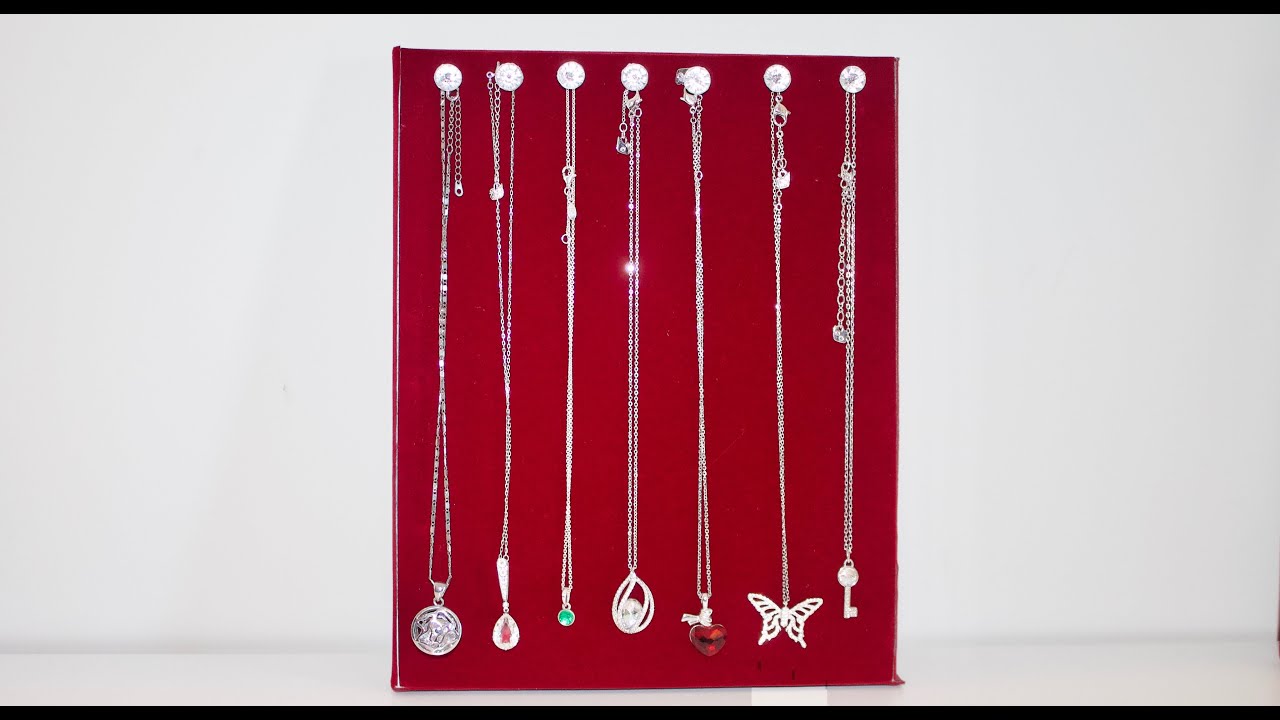 DIY LUXURY NECKLACE DISPLAY STAND