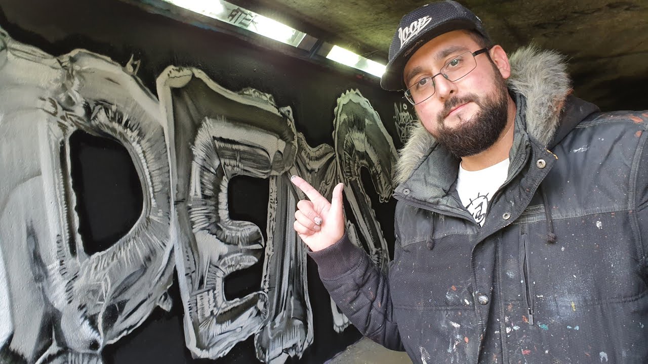 GRAFFITI - Chrome Balloon Letters by Dems UK