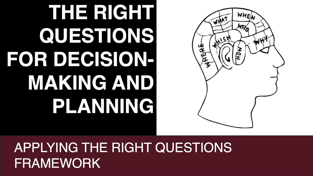 How to Ask The Right Questions for Decision-Making and Planning