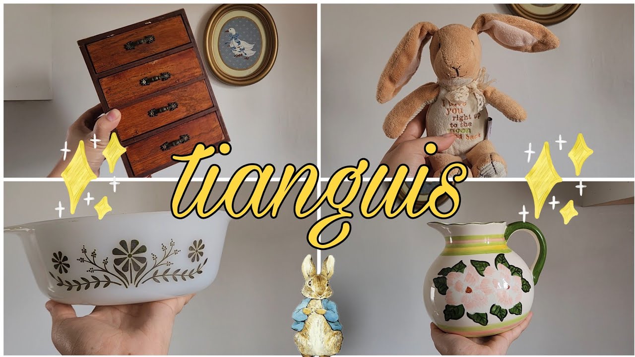 Compras del tianguis muy vintage para mi bazar 🧸 #tianguis #vintage 