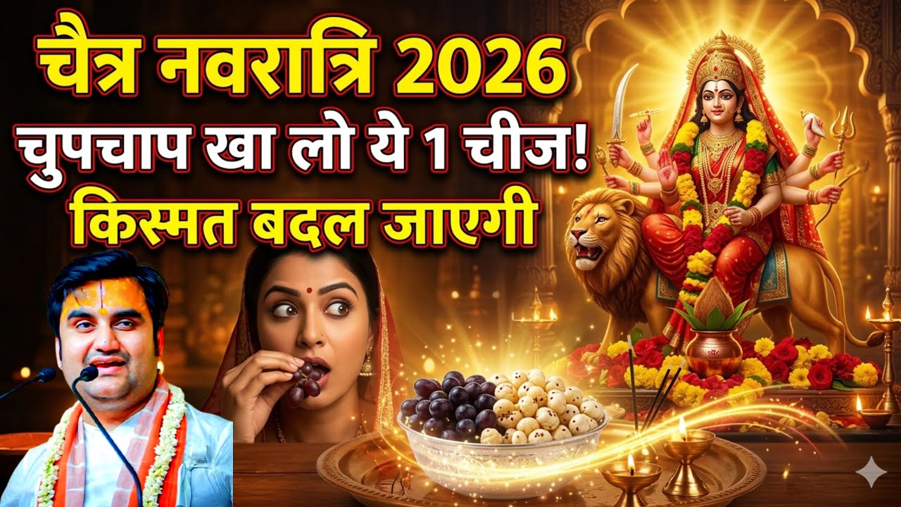 19 मार्च चैत्र😱नवरात्रि के दिन 1 चीज जरुर खा लेना नवरात्रि व्रत में क्या खाएं क्या ना खाए Navratri