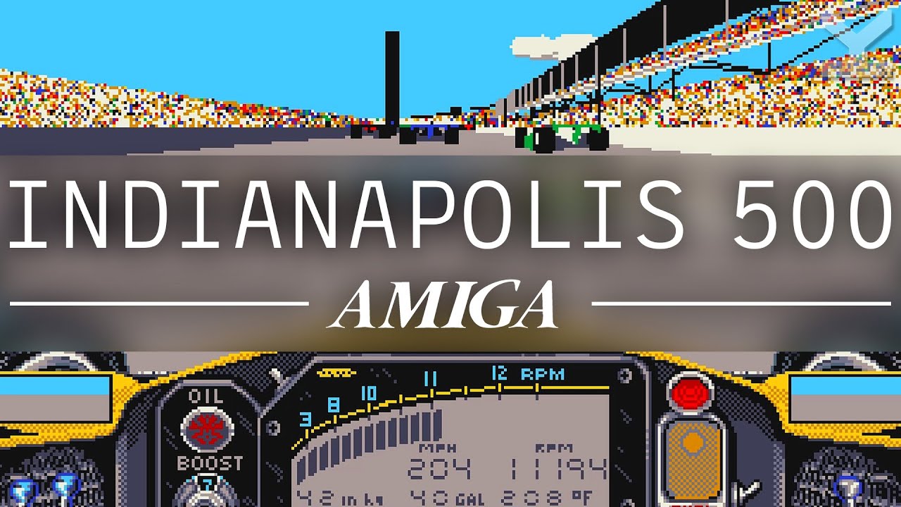 Indianapolis 500 (1990) Amiga 500 - Racing, Qualifying, Tuning
